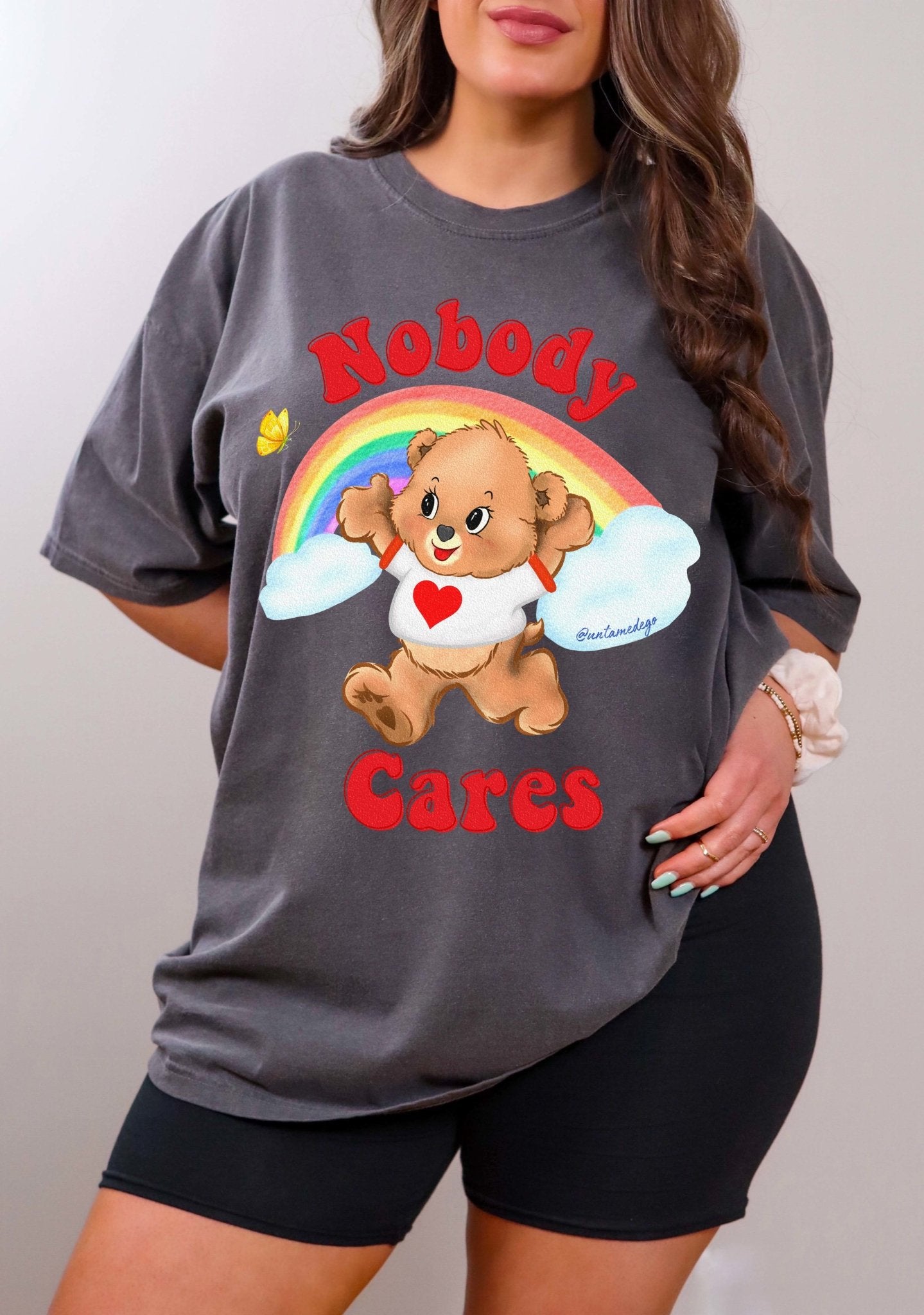 Nobody Cares Lolly The Bear Tee - UntamedEgo LLC.