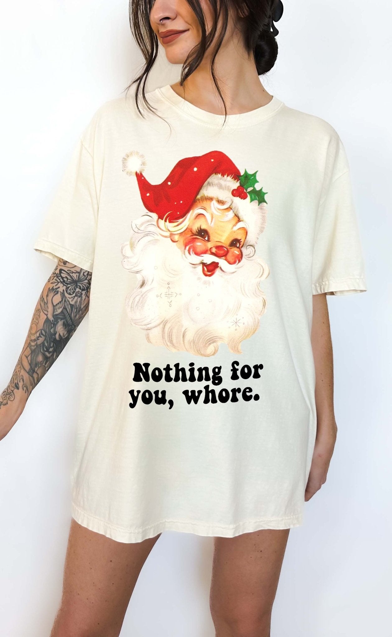 Nothing For You Santa Christmas Tee - UntamedEgo LLC.