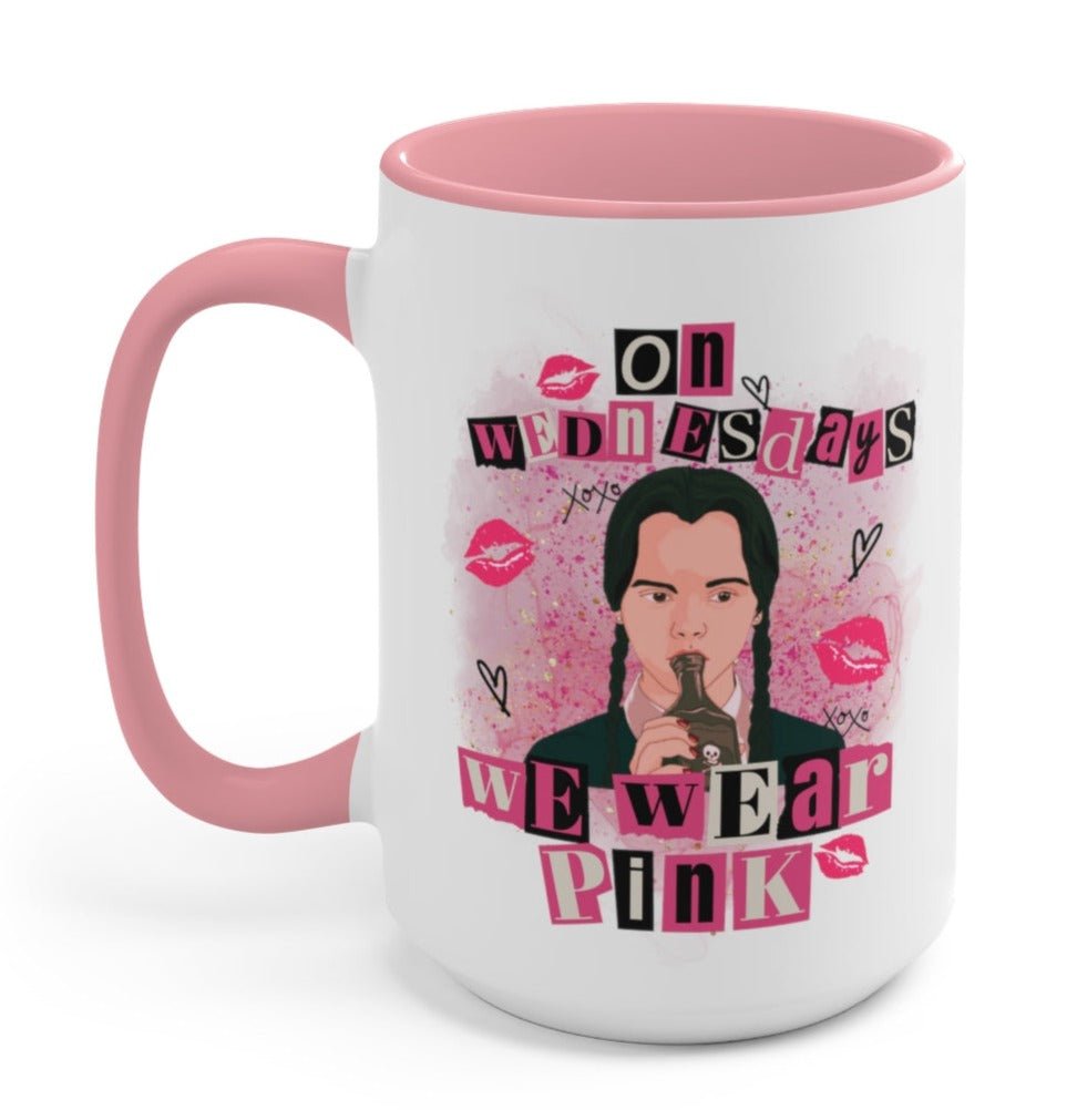 On Wednesdays We Wear Pink 15oz Mug - UntamedEgo LLC.