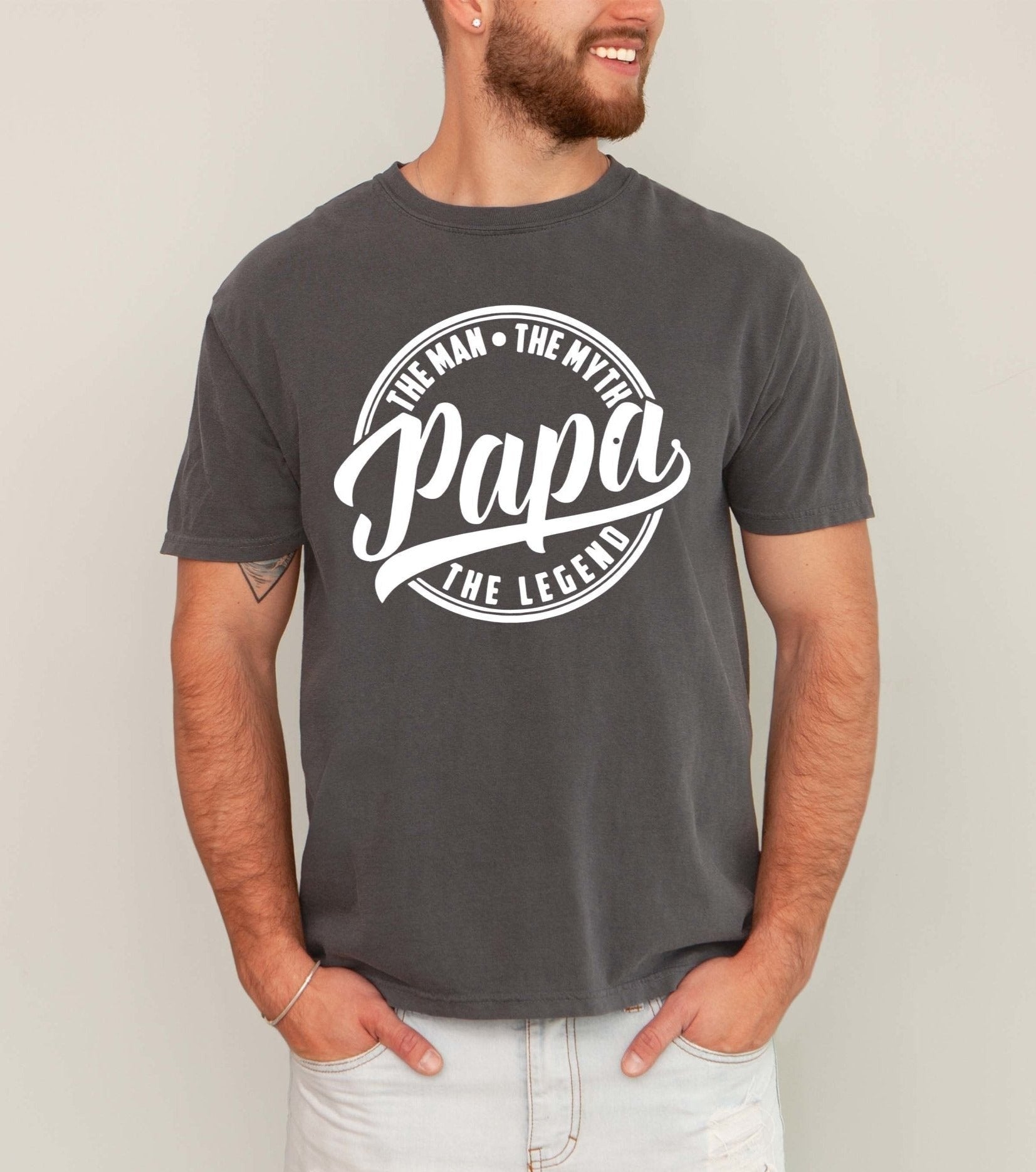 Papa The Man The Myth The Legend Tee - UntamedEgo LLC.