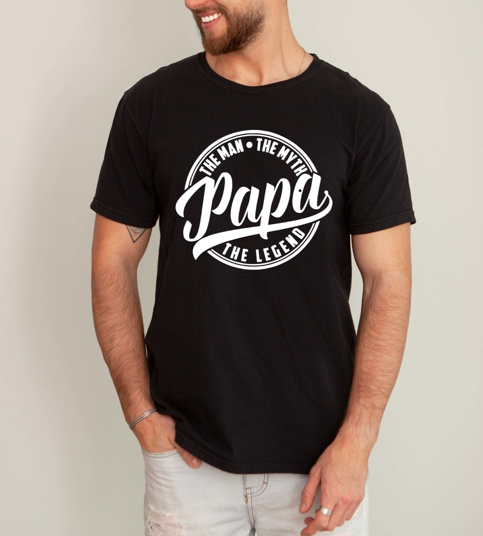 Papa The Man The Myth The Legend Tee - UntamedEgo LLC.