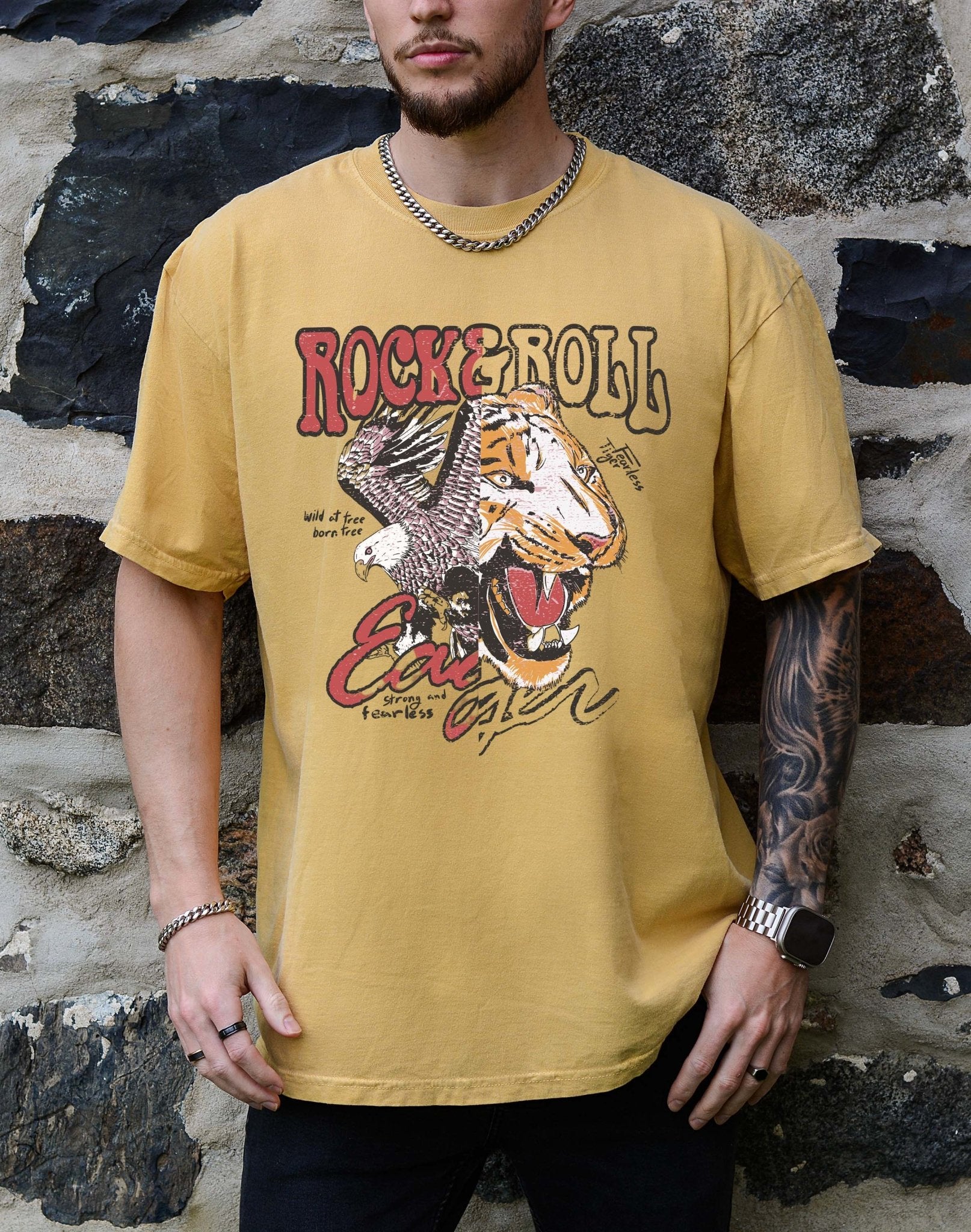 Rock & Roll Mens Tee - UntamedEgo LLC.