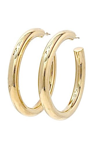 Scene Steal Gold Dipped Hoop Earrings - UntamedEgo LLC.