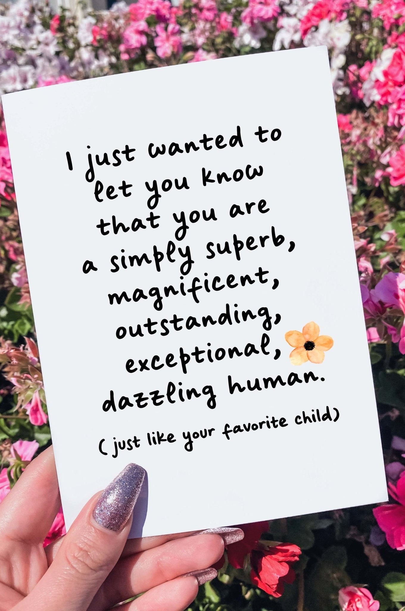 Simply Superb Mother's Day Card - UntamedEgo LLC.