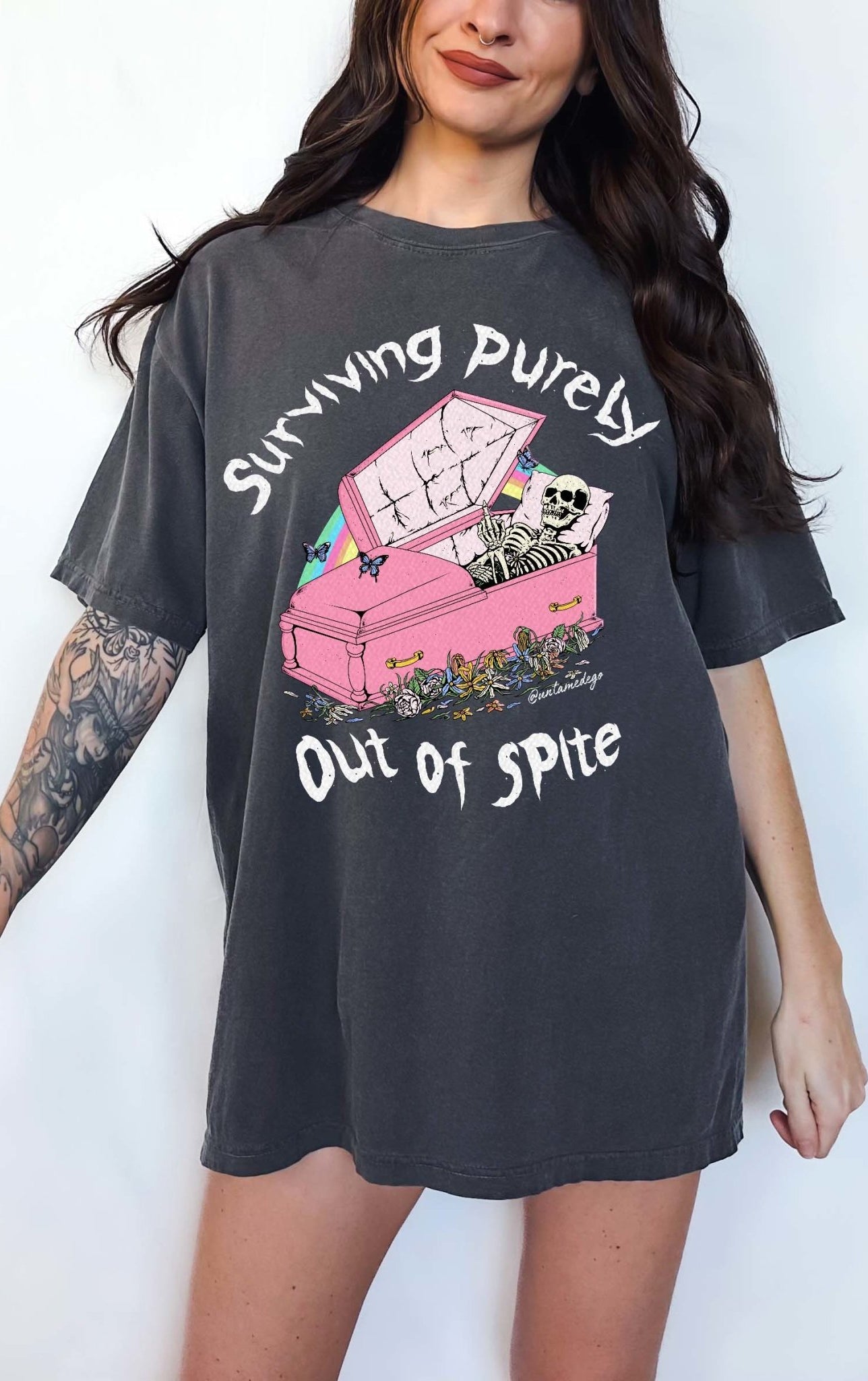 Surviving Purely Out Of Spite Tee - UntamedEgo LLC.