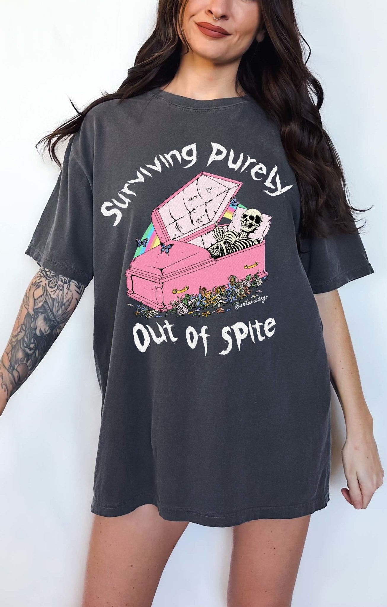 Surviving Purely Out Of Spite Tee - UntamedEgo LLC.