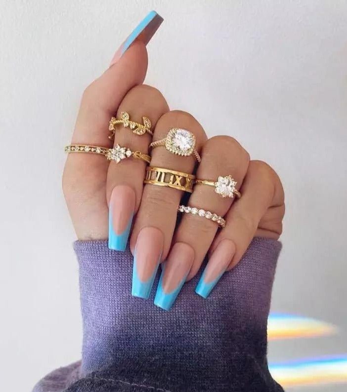 Sweet Rose Stacking Ring 7 Piece Set - UntamedEgo LLC.