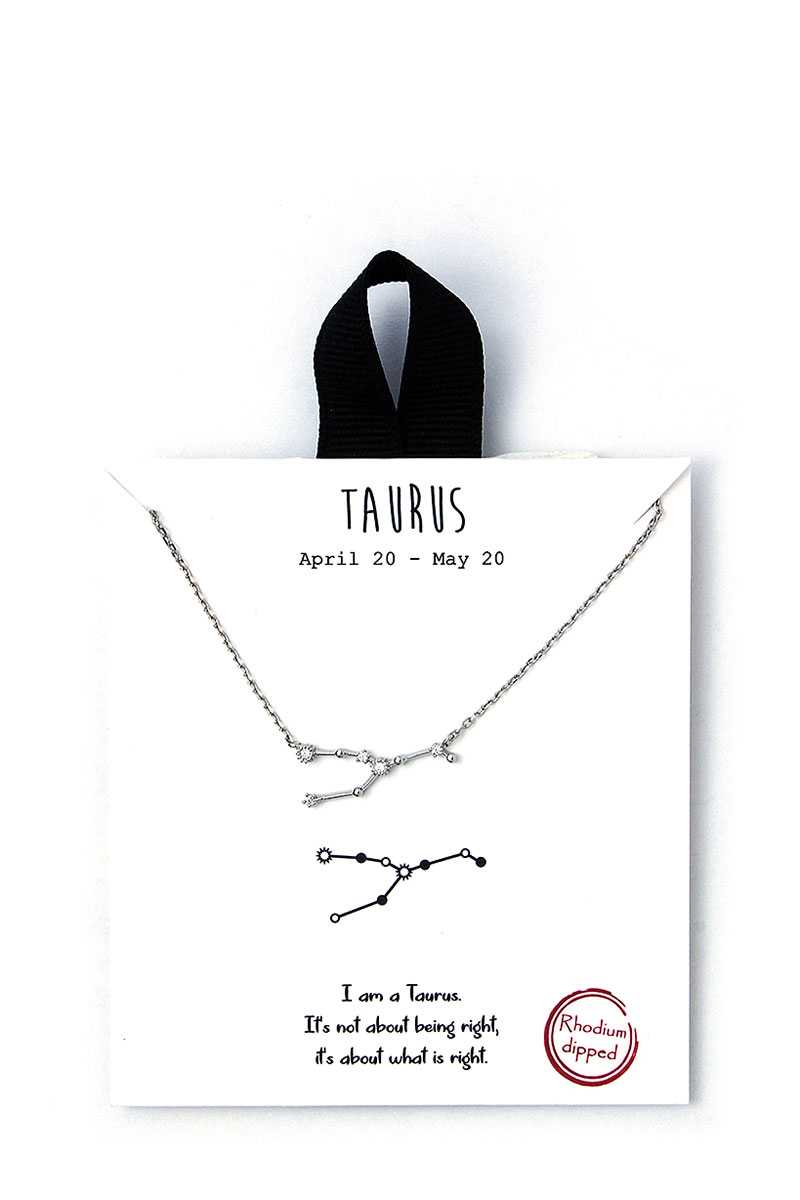 Taurus Constellation Star Charm Necklace - UntamedEgo LLC.