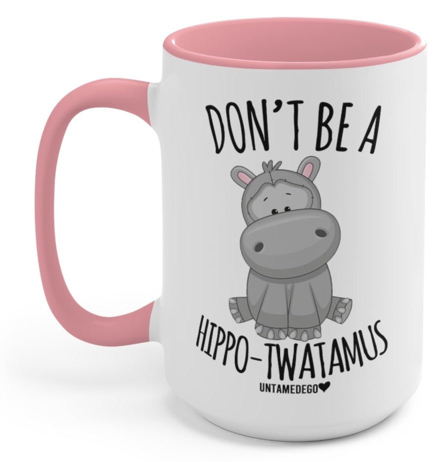 The Hippo Pink Mug - UntamedEgo LLC.