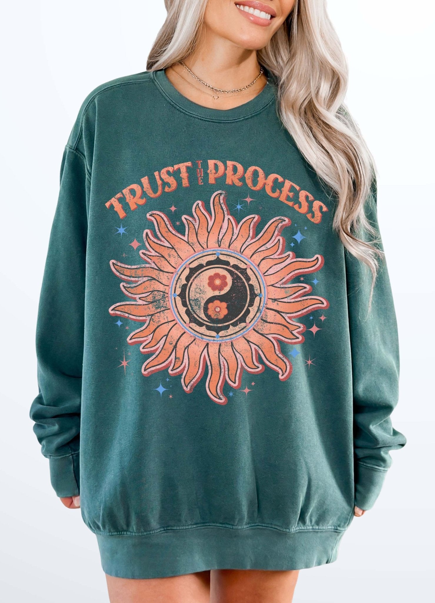 Trust The Process Crew Sweatshirt - UntamedEgo LLC.