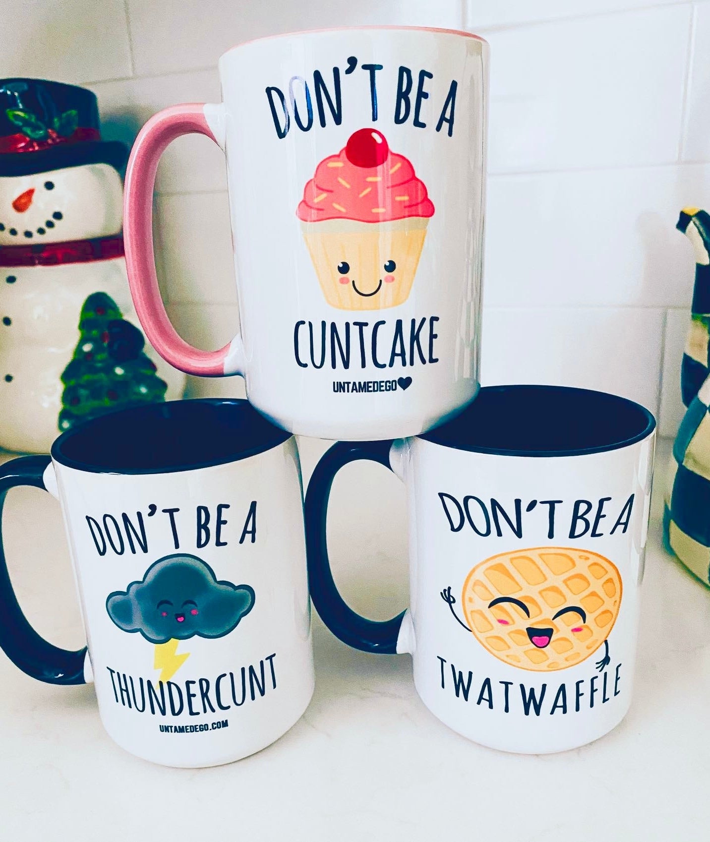 Untamedego Limited Edition 15oz Accent Mug Set Of 4 - UntamedEgo LLC.