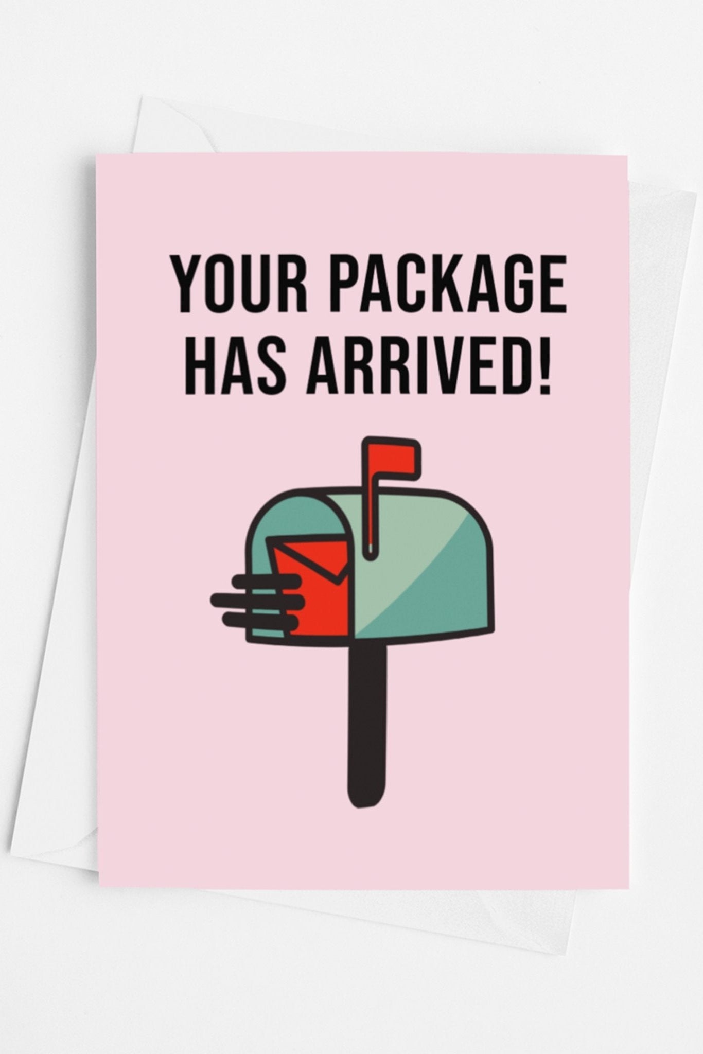 Your Package Has Arrived Pop up Funny Greeting Card - UntamedEgo LLC.