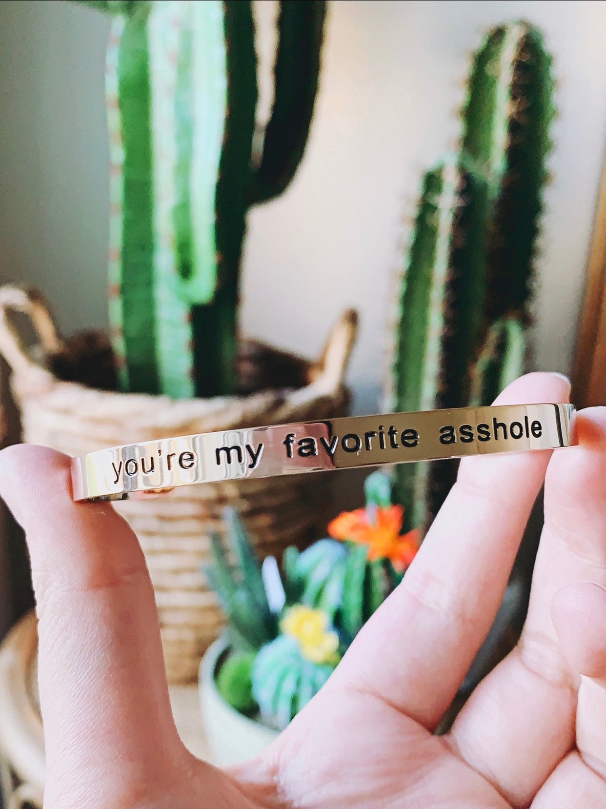 You're My favorite Asshole Bracelet Cuff - UntamedEgo LLC.