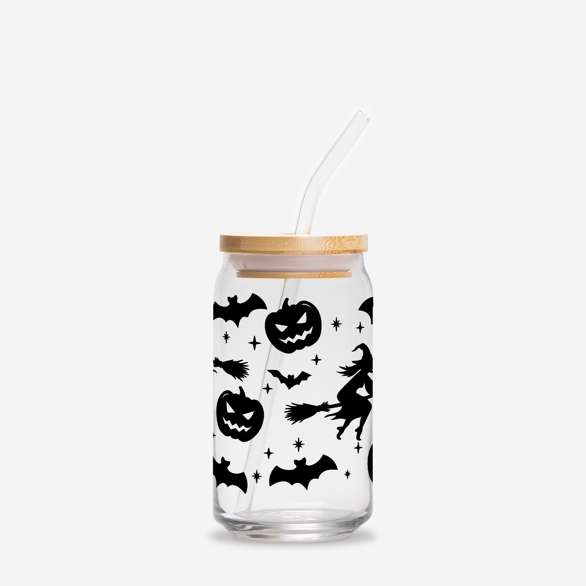 100% That Witch Halloween Glass Can Tumbler - UntamedEgo LLC.