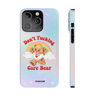 Don't Fucking Care Bear Phone Case