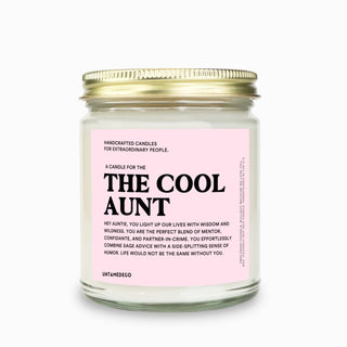 A Candle For The Cool Aunt Candle Meessage Candle