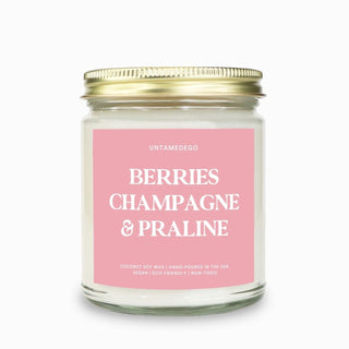 Berries Champagne & Praline Candle