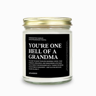 You're One Hell Of A Grandma Candle
