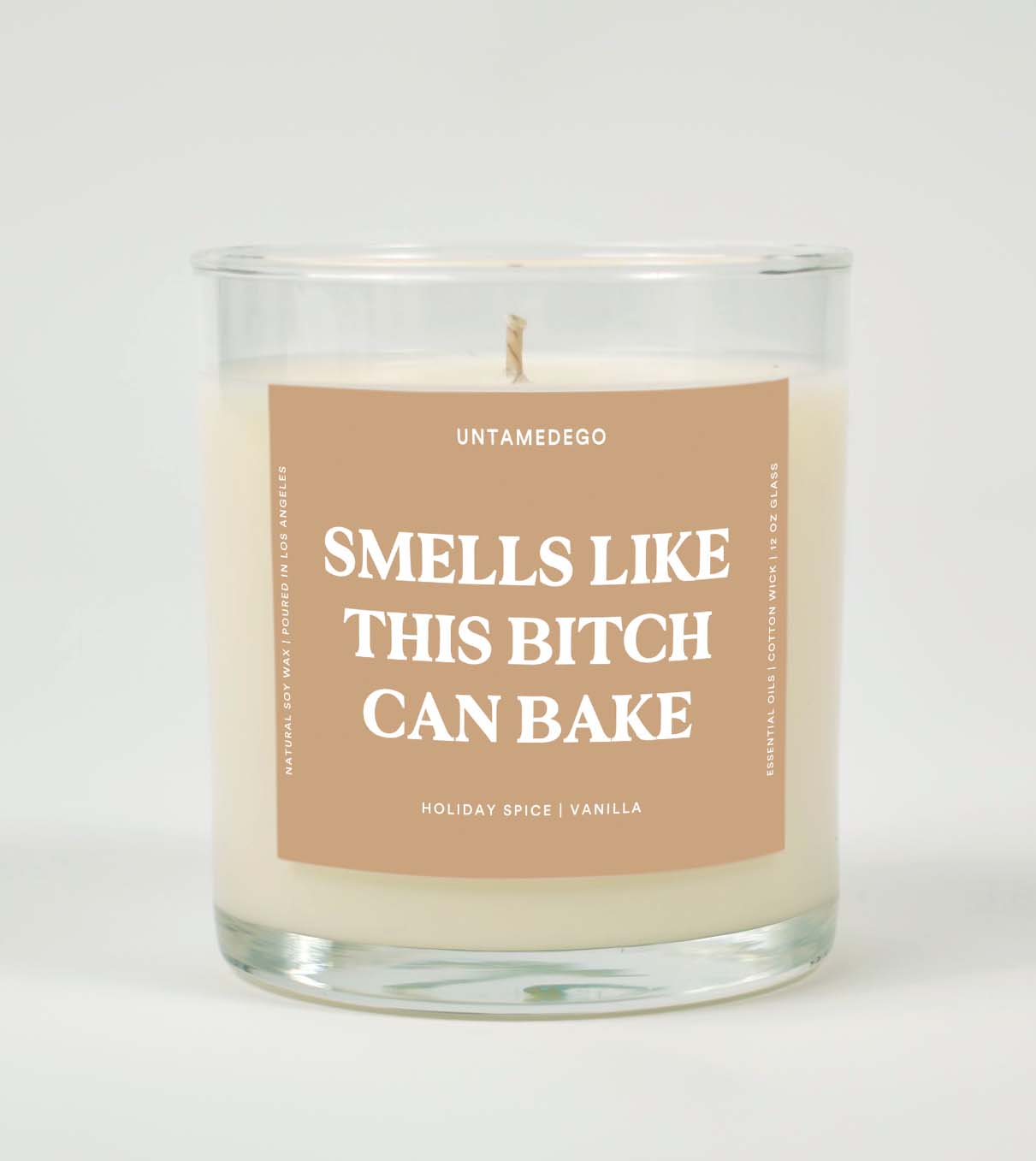 Smells Like This Bitch Can Bake Glass Candle – UntamedEgo LLC.