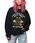 A Violent Creature Filled With Hateful Thoughts And A Lust For Blood Crew Halloween Sweatshirt - UntamedEgo LLC.