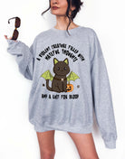 A Violent Creature Filled With Hateful Thoughts And A Lust For Blood Crew Halloween Sweatshirt - UntamedEgo LLC.
