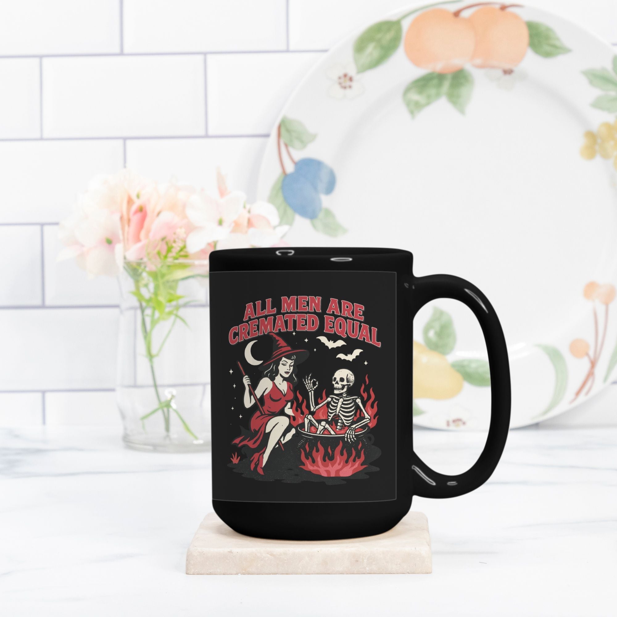 All Men Are Cremated Equal Halloween Mug - UntamedEgo LLC.