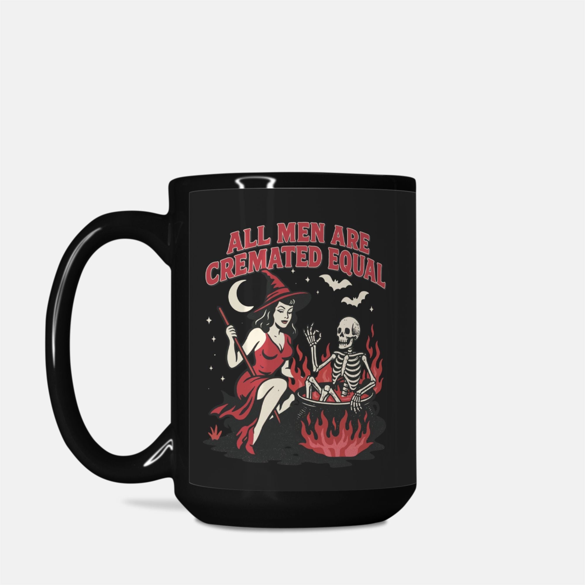 All Men Are Cremated Equal Halloween Mug - UntamedEgo LLC.