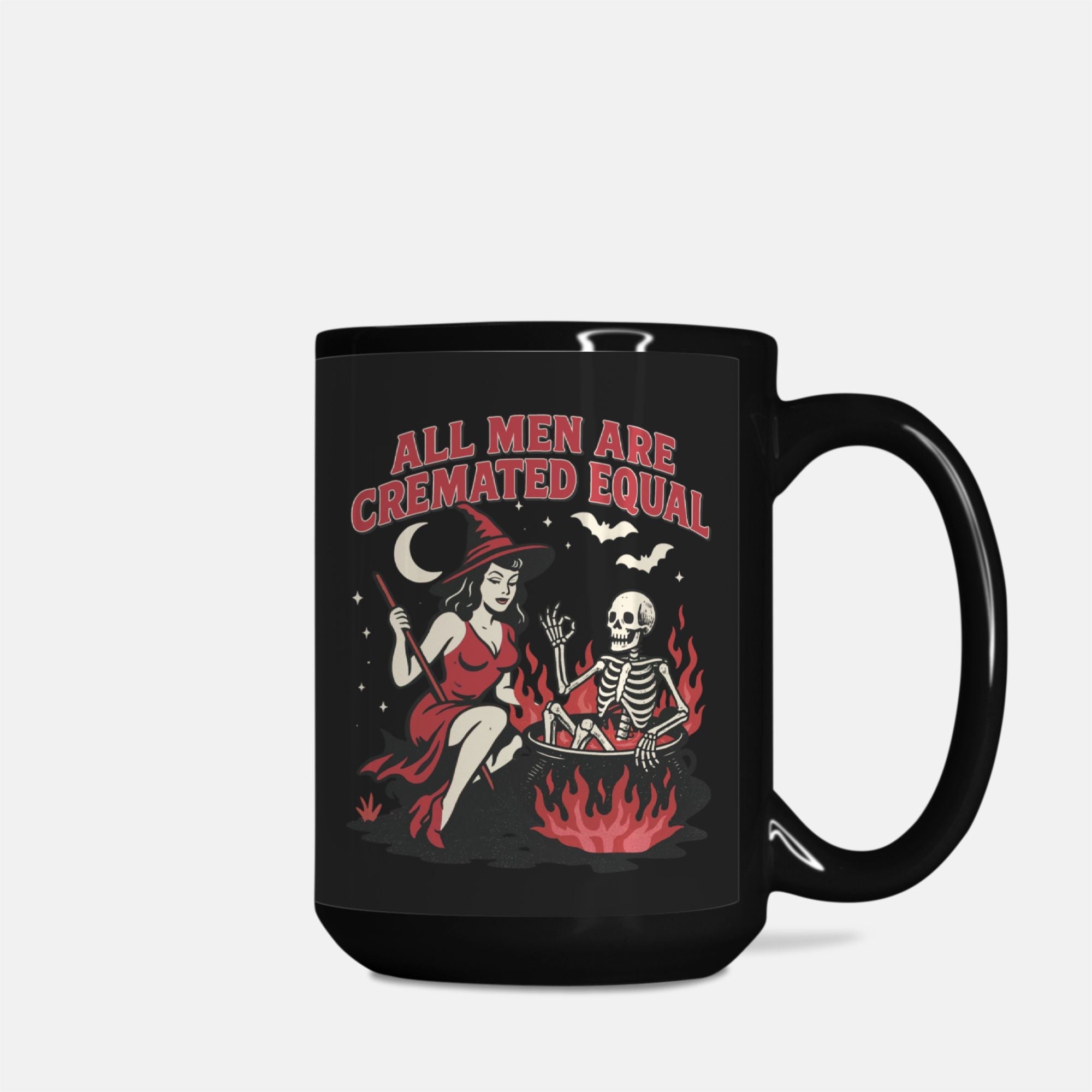 All Men Are Cremated Equal Halloween Mug - UntamedEgo LLC.