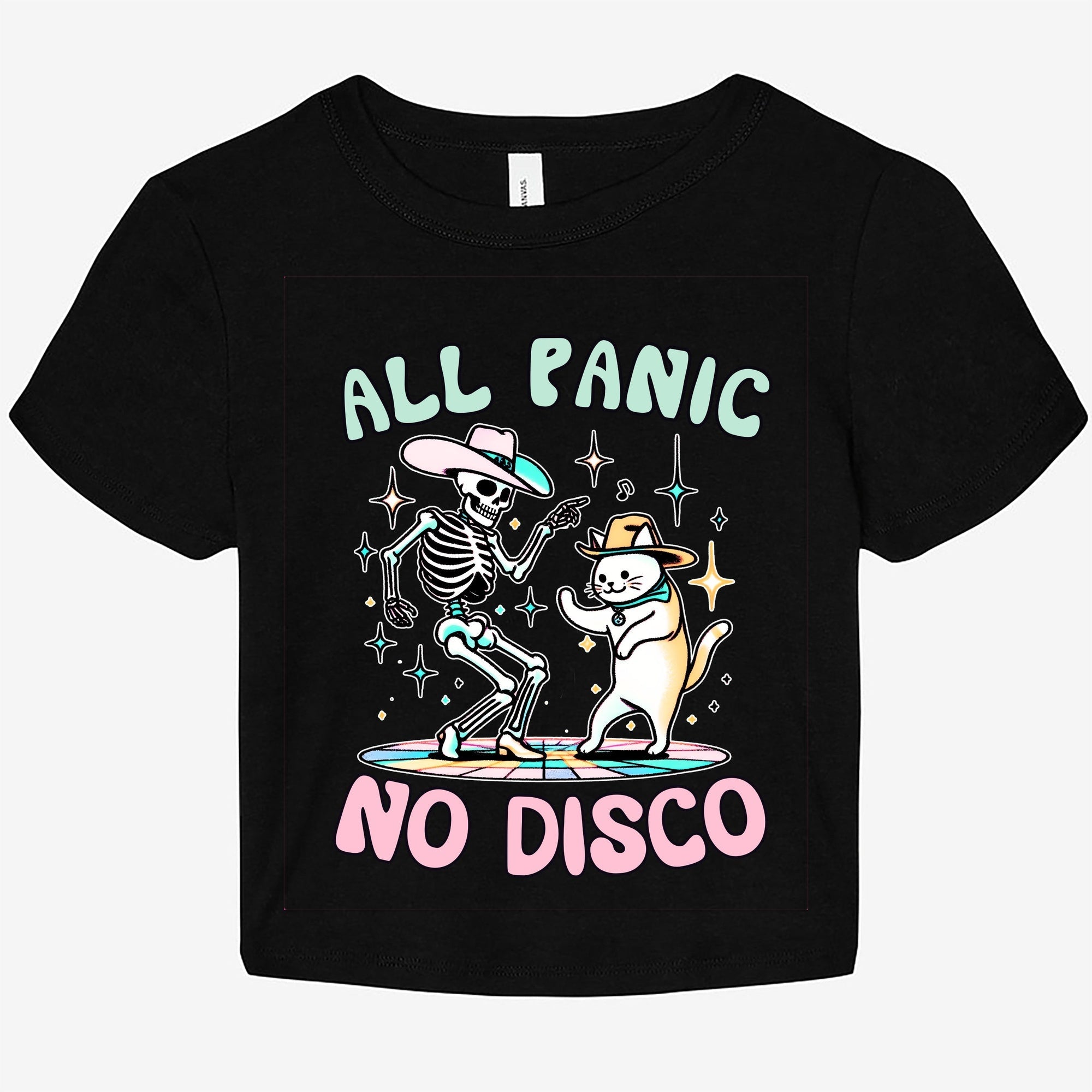 All Panic No Disco Graphic Baby Tee - UntamedEgo LLC.