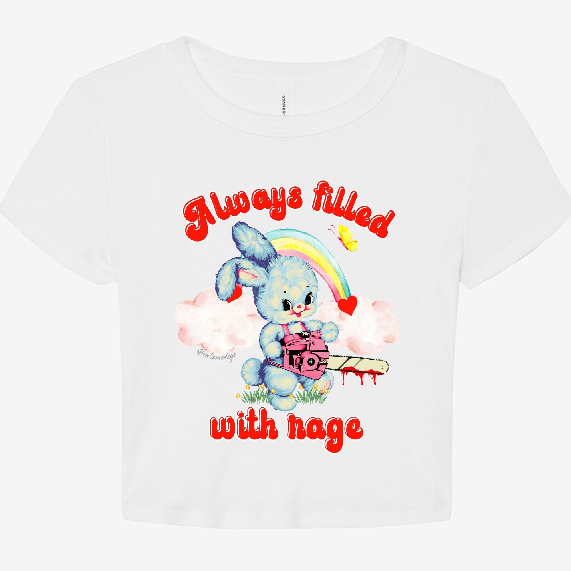 Always Filled With Rage Graphic Baby Tee - UntamedEgo LLC.