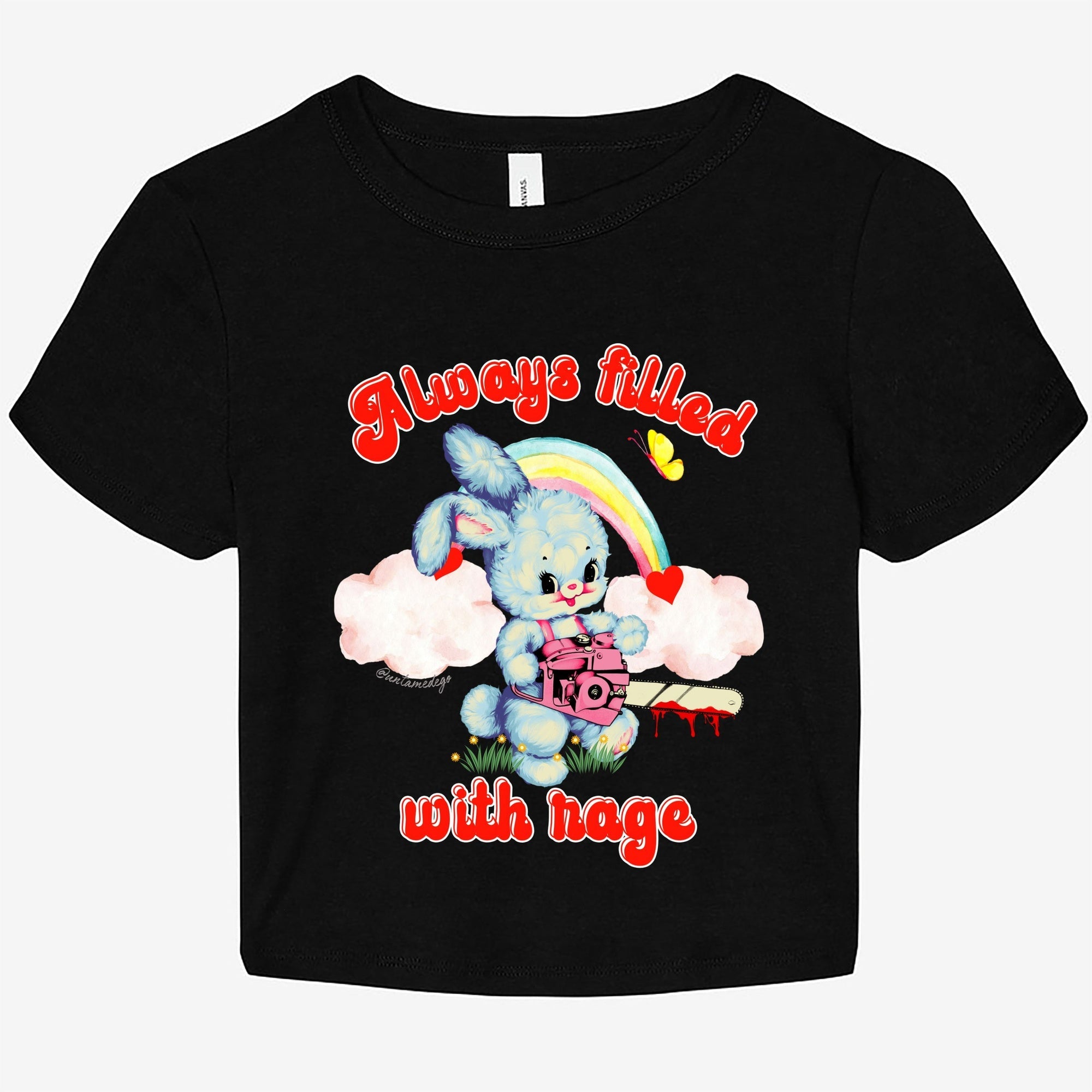 Always Filled With Rage Graphic Baby Tee - UntamedEgo LLC.