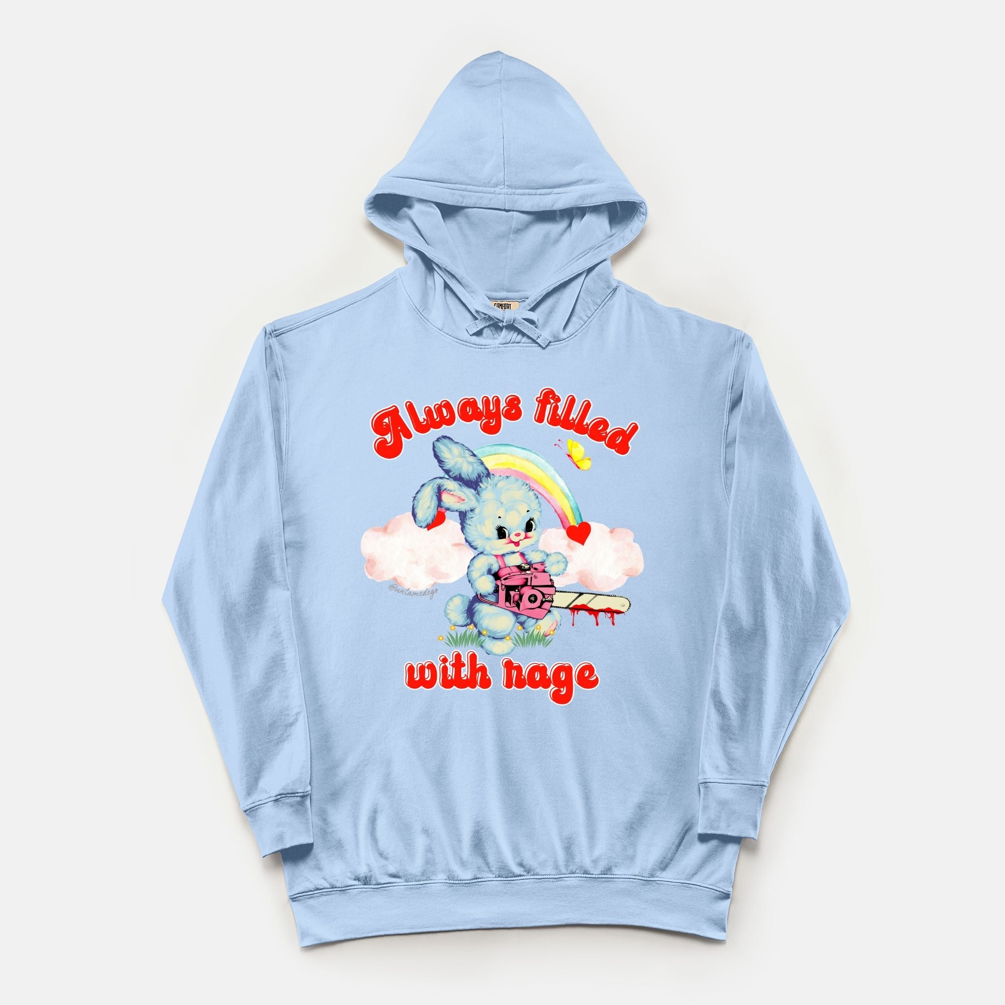 Always Filled With Rage Vintage Hoodie - UntamedEgo LLC.