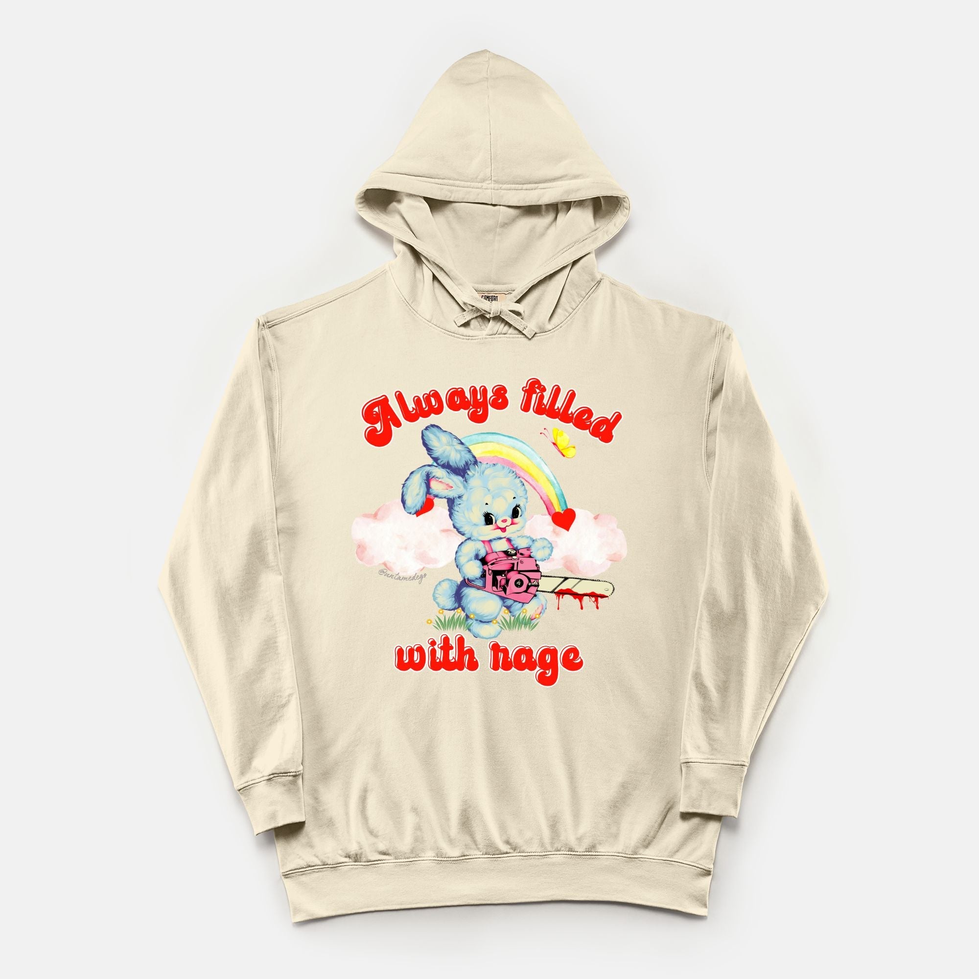 Always Filled With Rage Vintage Hoodie - UntamedEgo LLC.