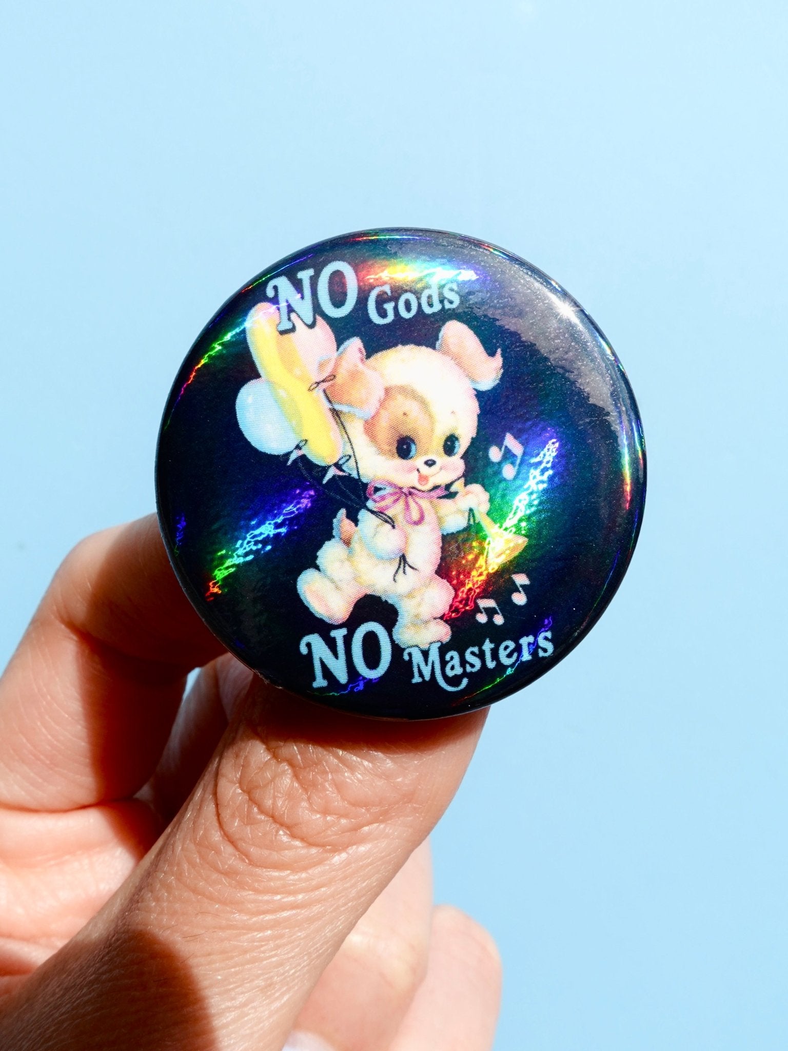 Anarchist Pin Pack – Limited Drop - Holographic Pastel Buttons Pin pack (Set of 6) - UntamedEgo LLC.