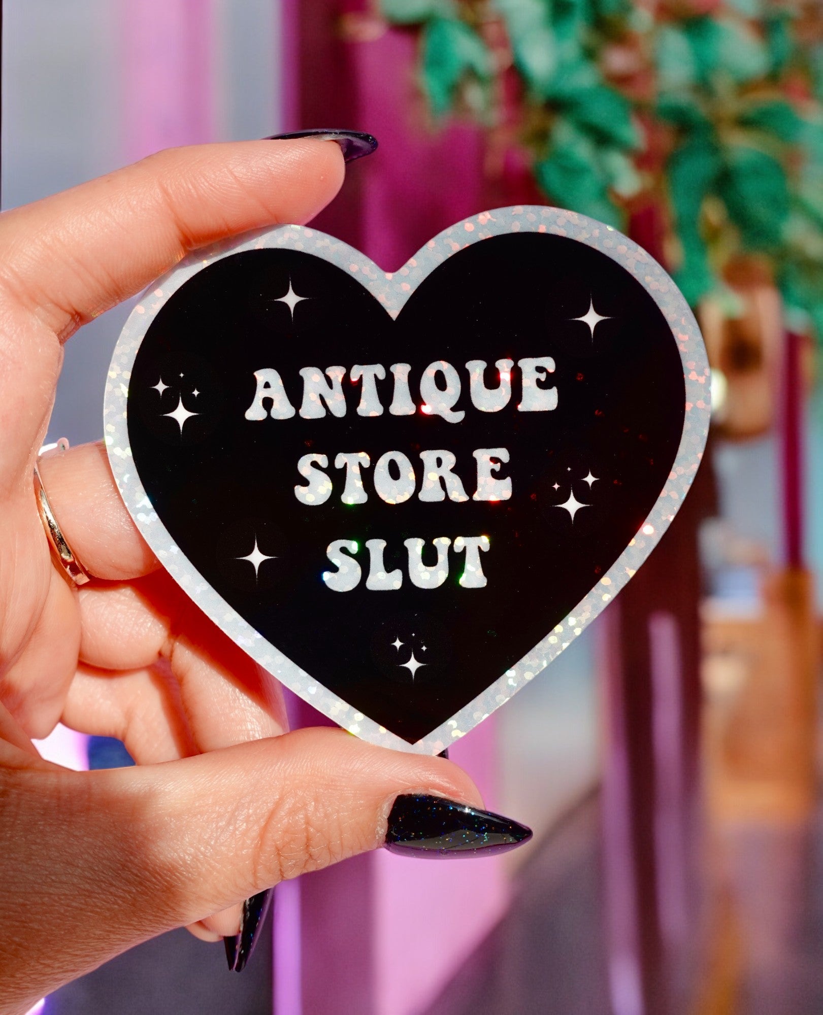 Antique Store Slut Sticker - UntamedEgo LLC.