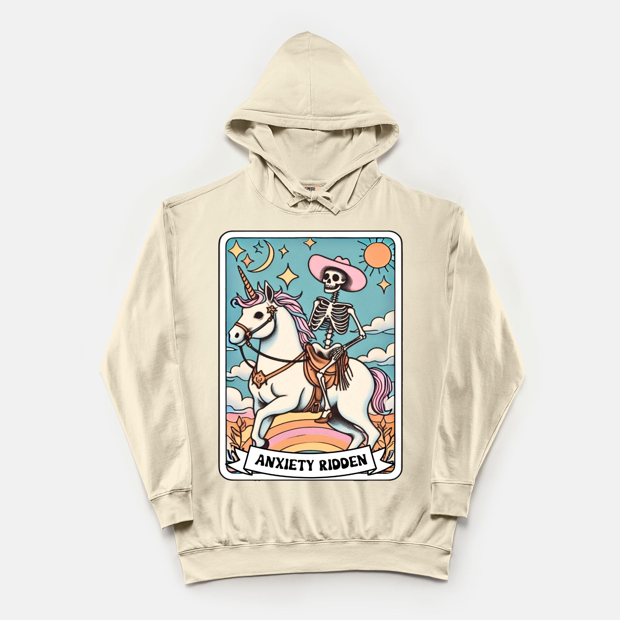 Anxiety Ridden Vintage Wash Hoodie - UntamedEgo LLC.