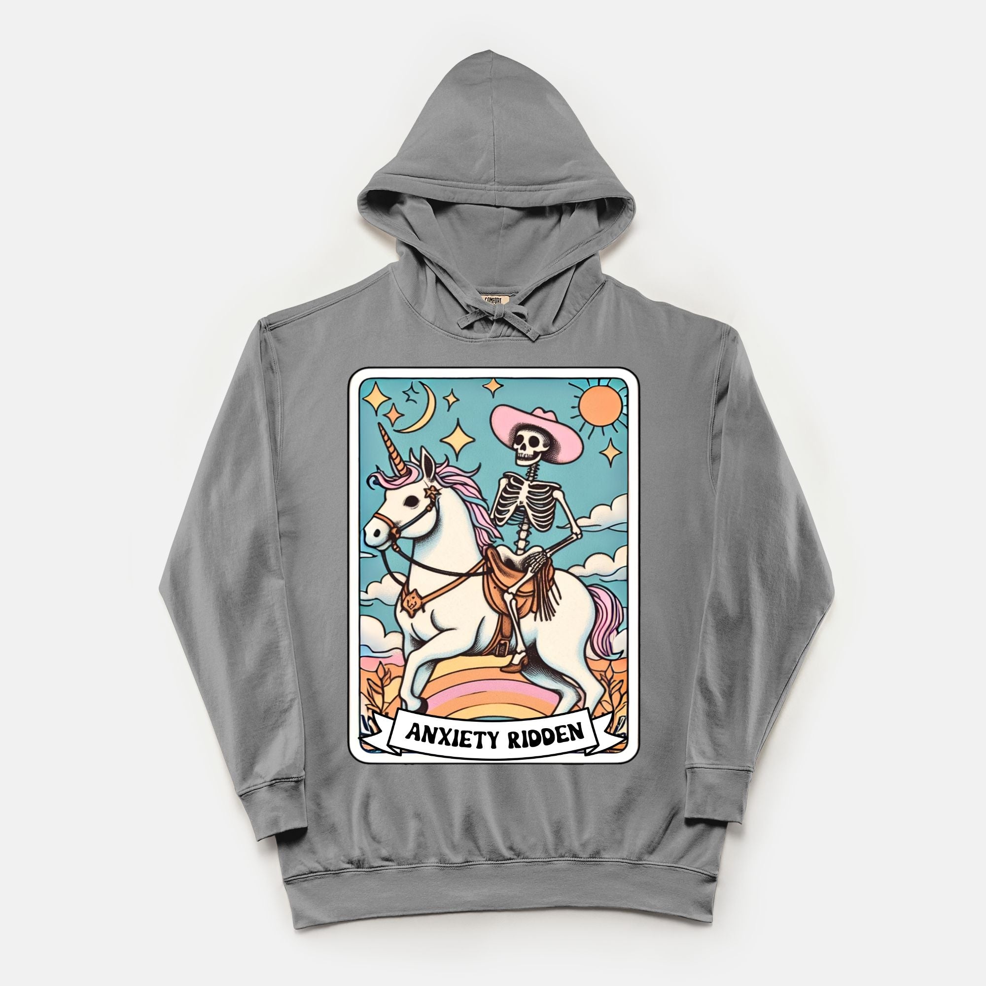 Anxiety Ridden Vintage Wash Hoodie - UntamedEgo LLC.