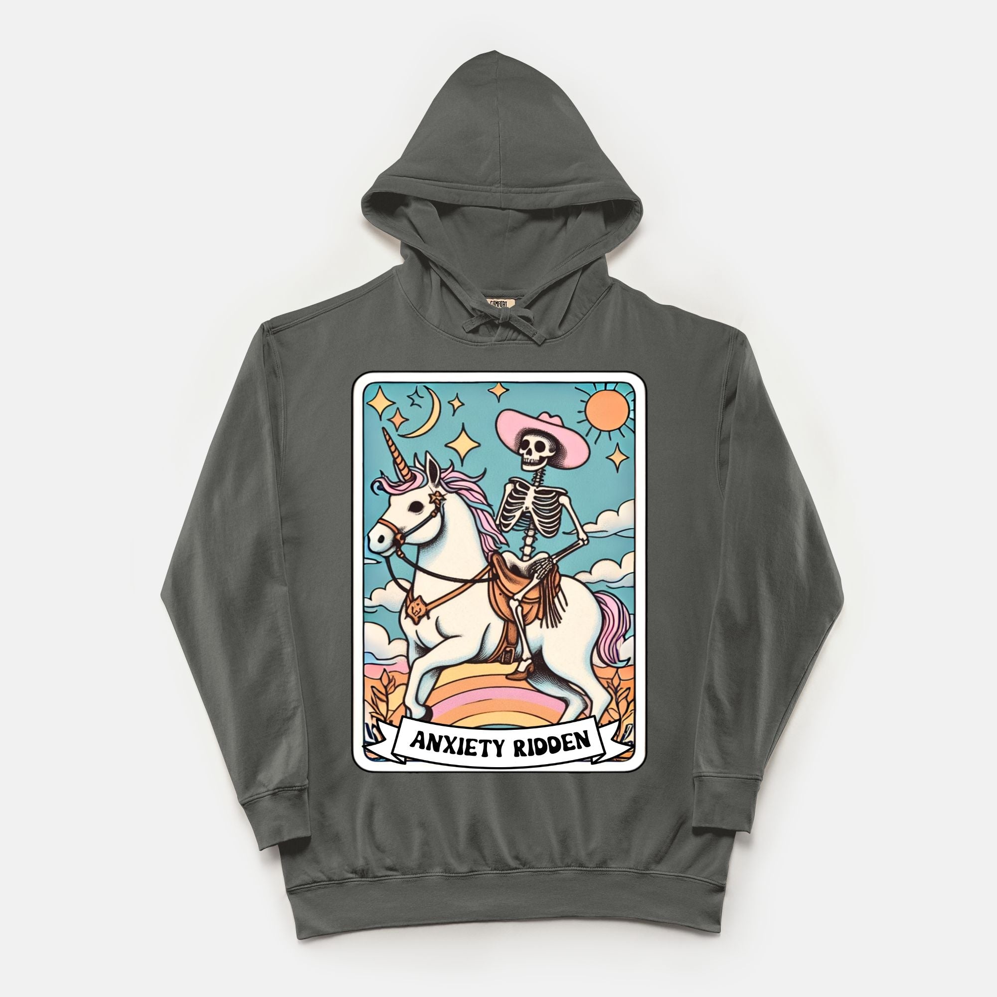 Anxiety Ridden Vintage Wash Hoodie - UntamedEgo LLC.