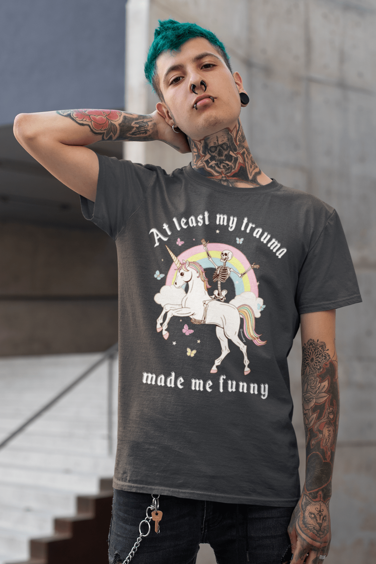 At Least My Trauma Made Me Funny Exclusive Men's Tee - UntamedEgo LLC.