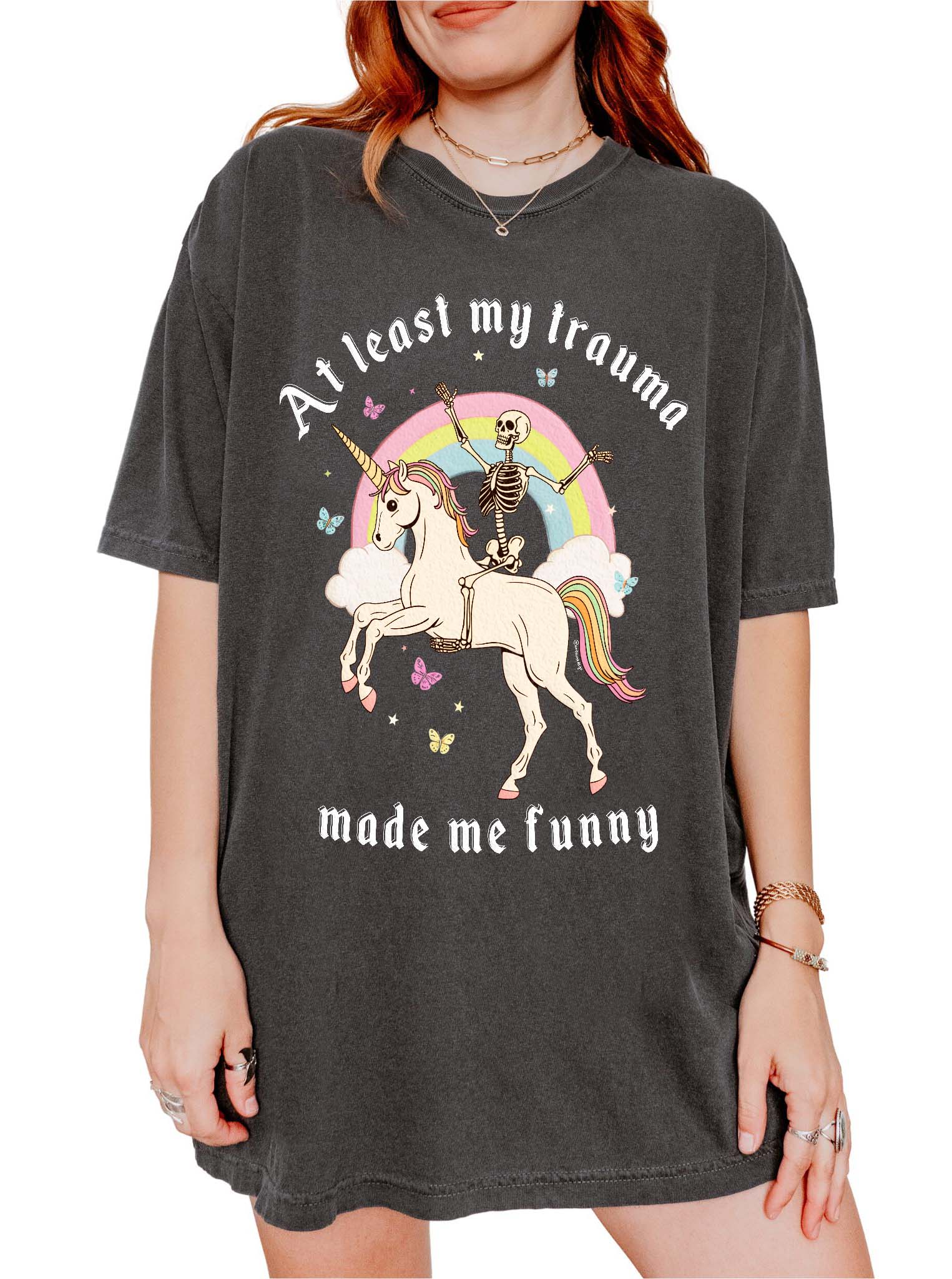 At Least My Trauma Made Me Funny Exclusive Tee - UntamedEgo LLC.