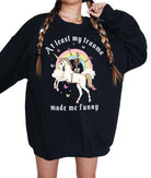 At Least My Trauma Made Me Funny Soft Crew Sweatshirt - UntamedEgo LLC.