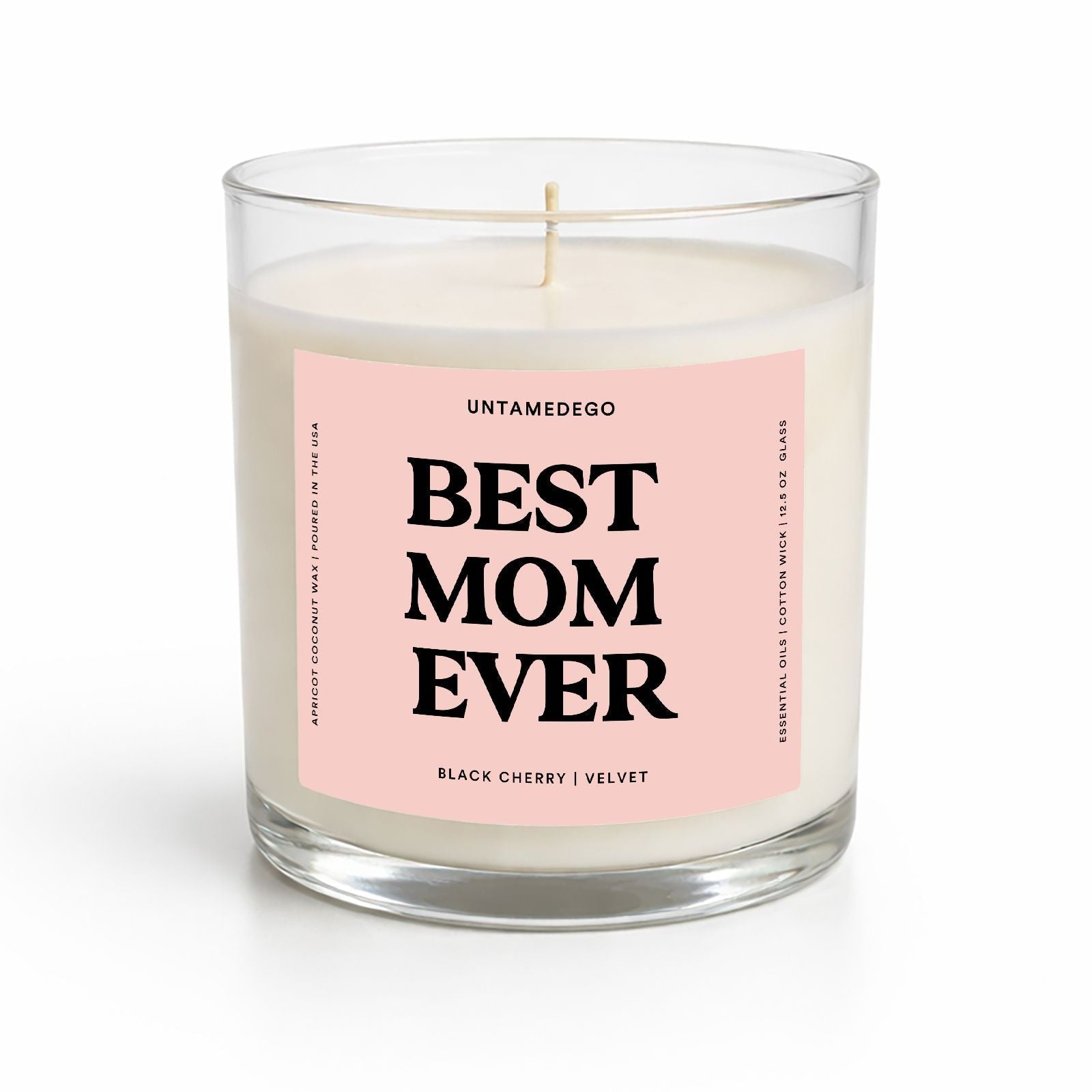 Best Mom Ever Mother's Day Glass Candle - UntamedEgo LLC.