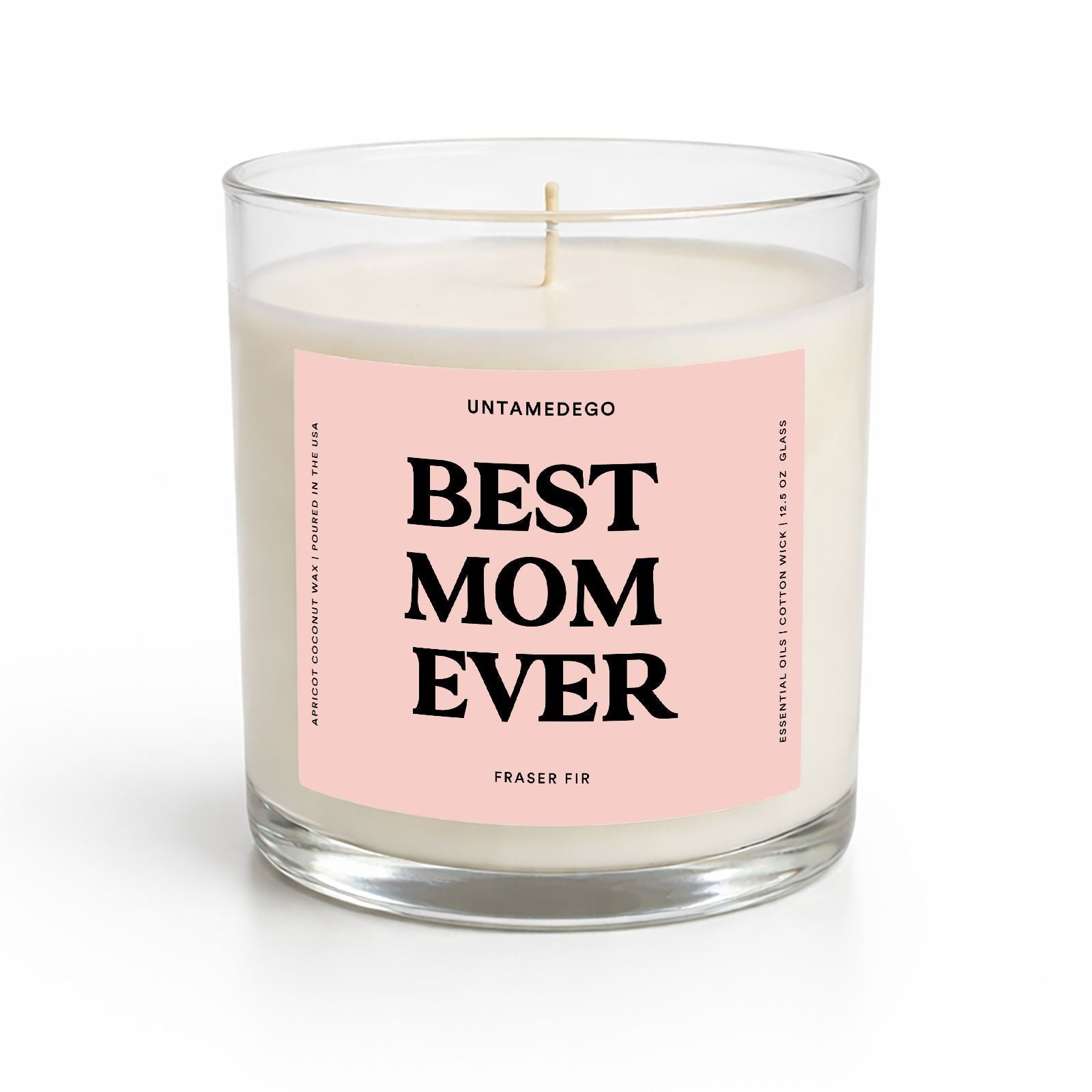 Best Mom Ever Mother's Day Glass Candle - UntamedEgo LLC.