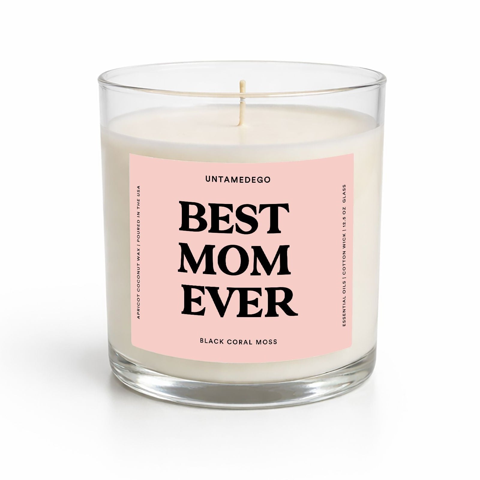 Best Mom Ever Mother's Day Glass Candle - UntamedEgo LLC.