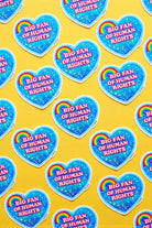 Big Fan Of Human Rights Sticker - UntamedEgo LLC.