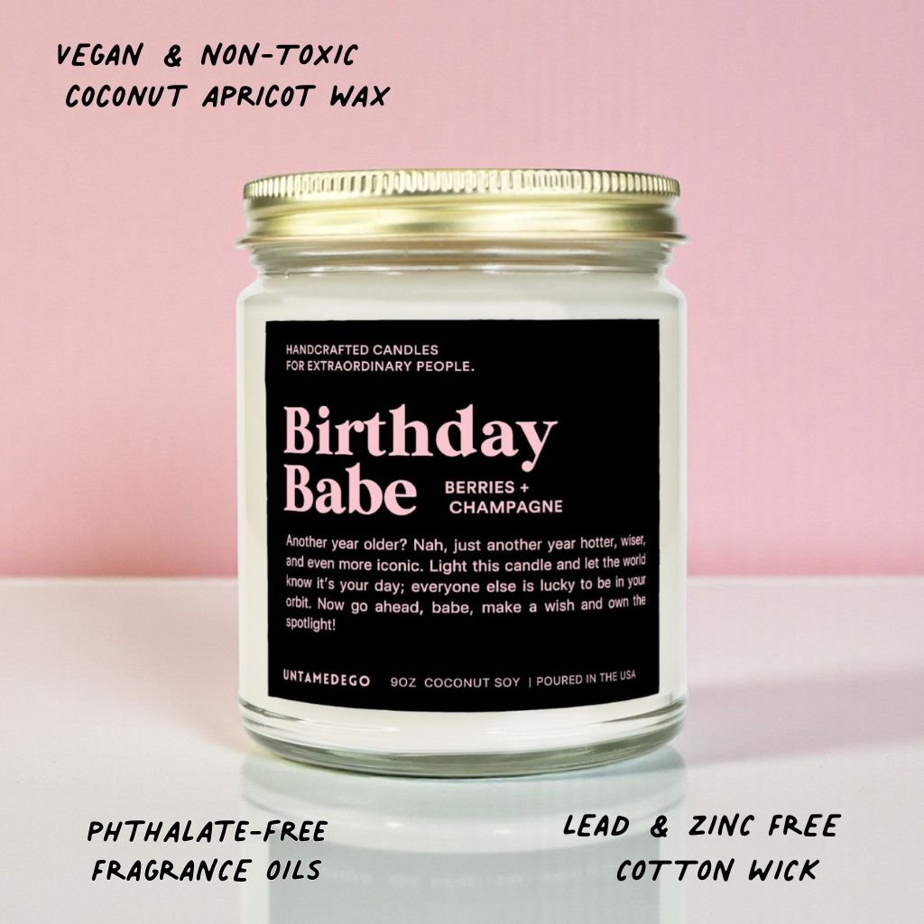 Birthday Babe Candle - UntamedEgo LLC.