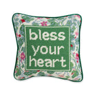 Bless Your Heart Needlepoint Pillow - UntamedEgo LLC.