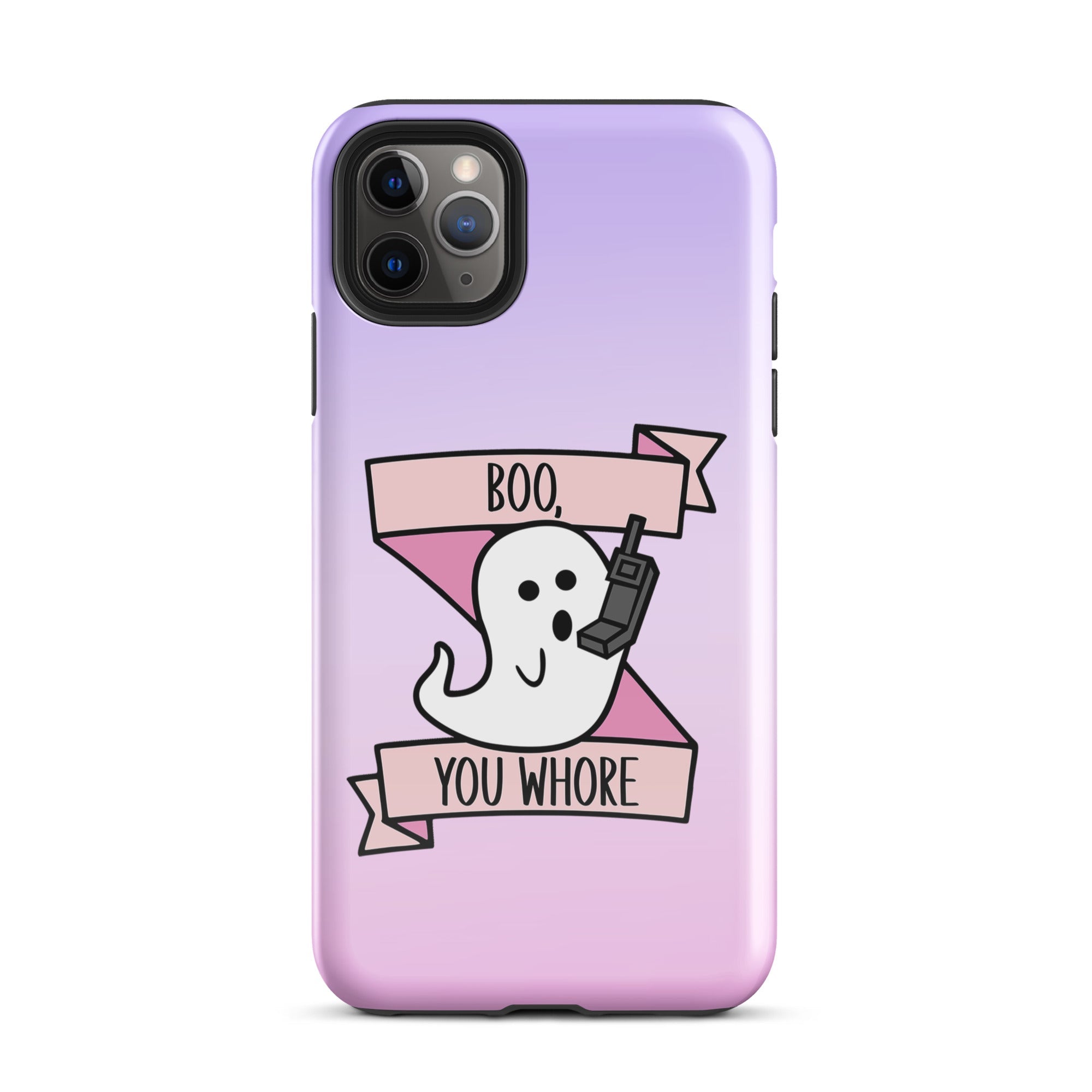 Boo You Whore Ghosty Halloween Tough Case for iPhone® - UntamedEgo LLC.