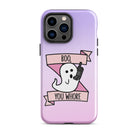 Boo You Whore Ghosty Halloween Tough Case for iPhone® - UntamedEgo LLC.