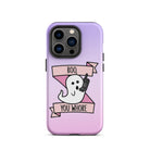 Boo You Whore Ghosty Halloween Tough Case for iPhone® - UntamedEgo LLC.